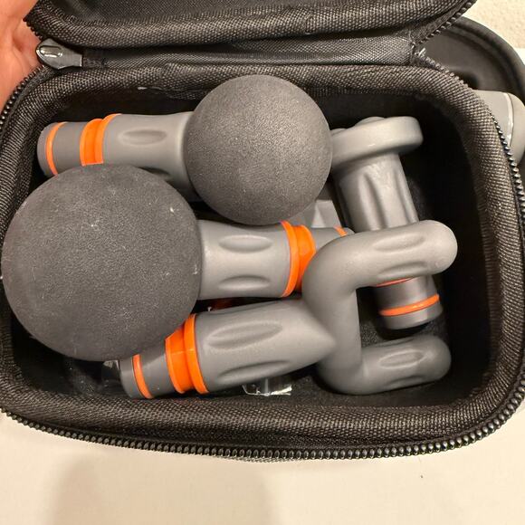 Sharper Image Power Percussion Handheld Deep Tissue Massager Gray Tested - Picture 3 of 4